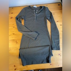 Forever 21 olive dress